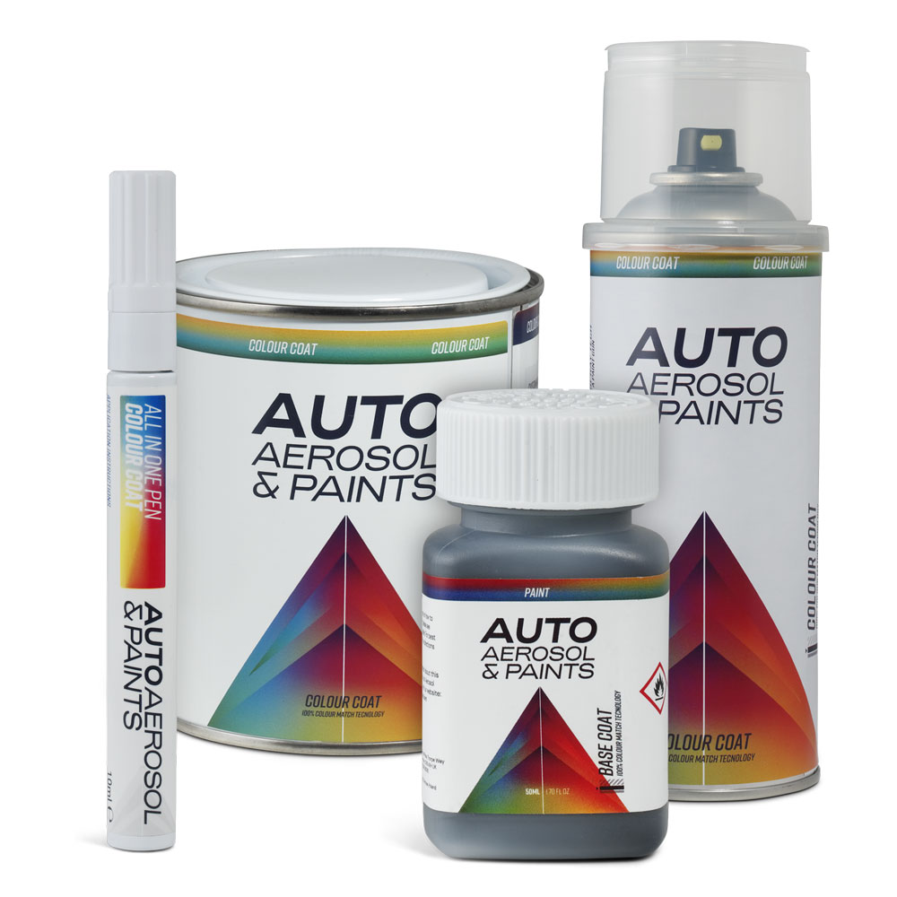 Group shot of Auto Aerosol products