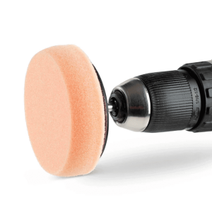 Foam disc on drill