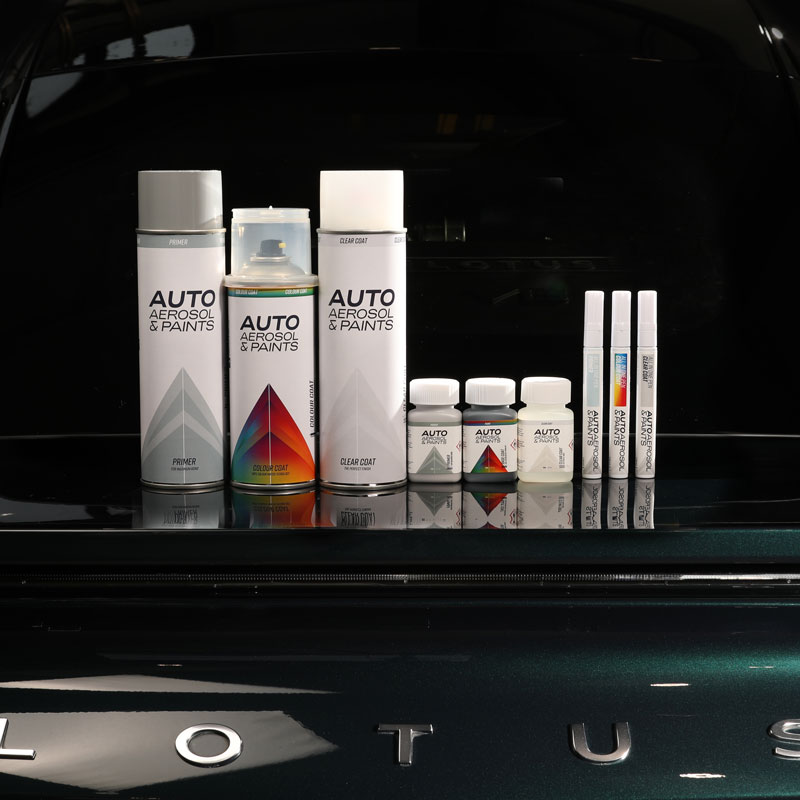 Auto Aerosol Products on a boot lid