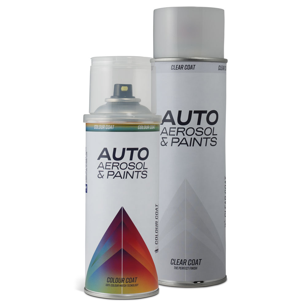 Colour Matched Touch Up Aerosol Paint and Clear Coat Image